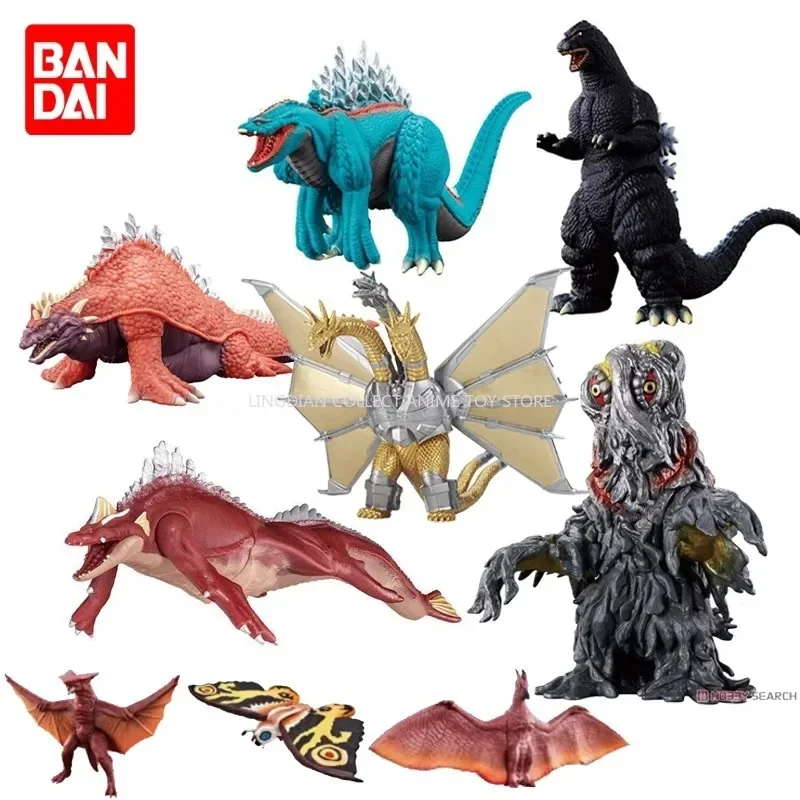 In Stock Original Bandai Godzilla Series Mothra Ghidorah Hedorah Achilles Torestoris Megalon Figure Anime Model Action Genuine.