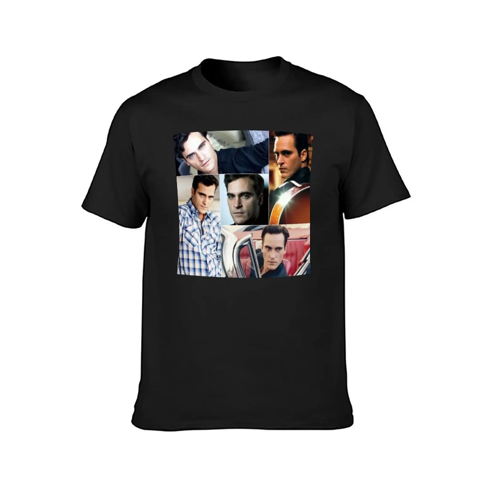 Joaquin Phoenix Rectangular Photo Collage T-Shirt basketball graphic tees animal prinfor boys mens white t shirts