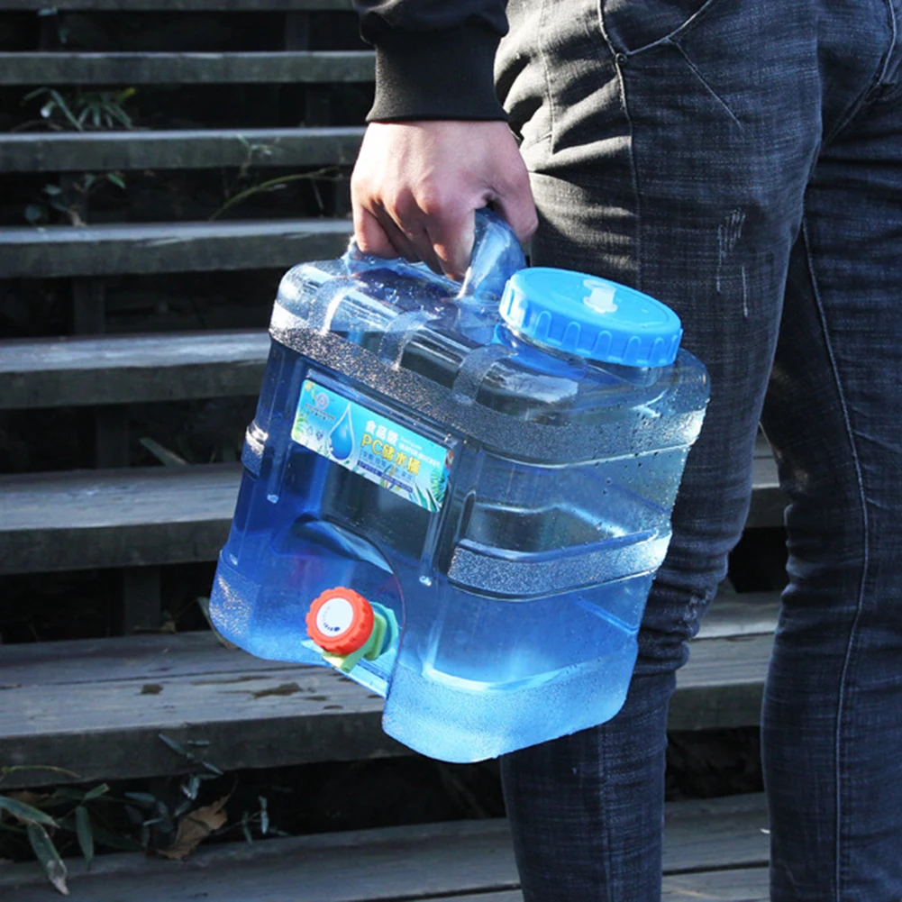 18/20/22L حاوية مياه للتخييم الغذاء الصف علبة مياه نقية سعة كبيرة مع صنبور الملحقات الخارجية الاستخدام المنزلي #1