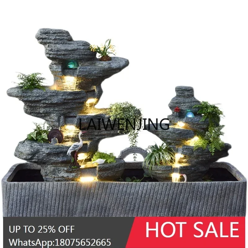 

large rockery outdoor fountain balcony garden courtyard fish pond ornament decoration