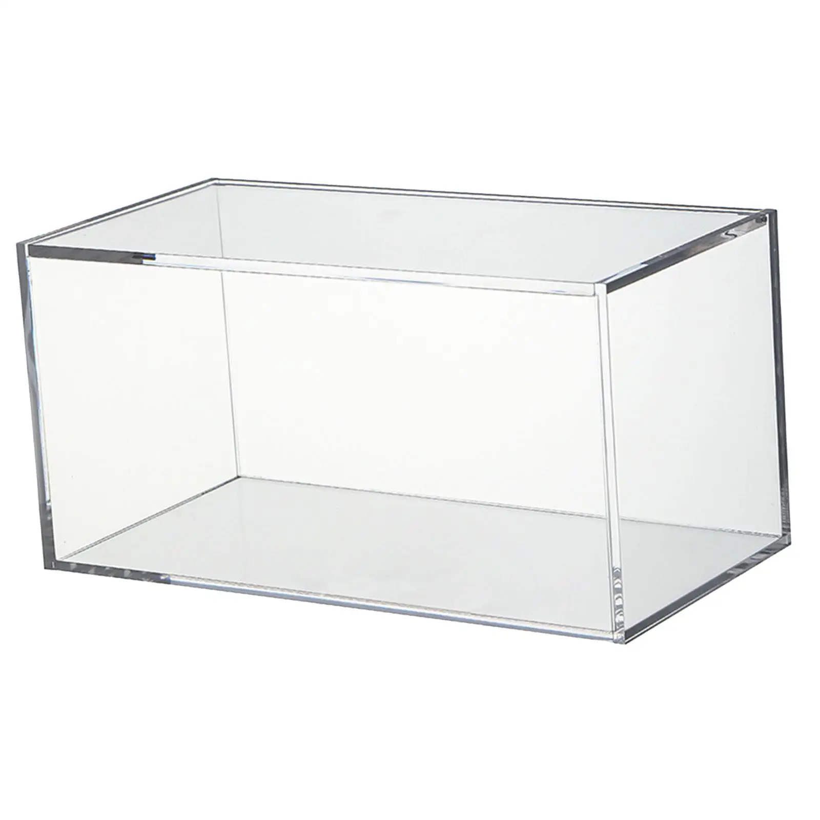Transparent Acrylic Stand with Lid for Coffee Capsule Storage Dustproof Box for Desktop Display Organizer for Kitchen Cabinet