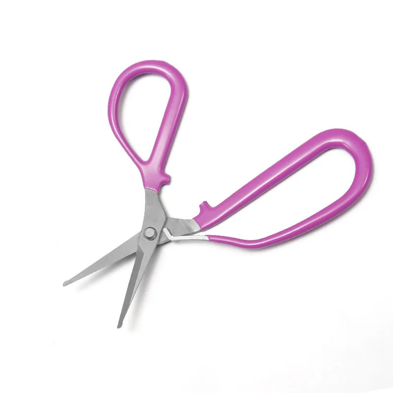 Forbici da giardino antiscivolo di grado industriale premium Potatori a mano fai-da-te con lama curva con manici in plastica per potatura di frutta