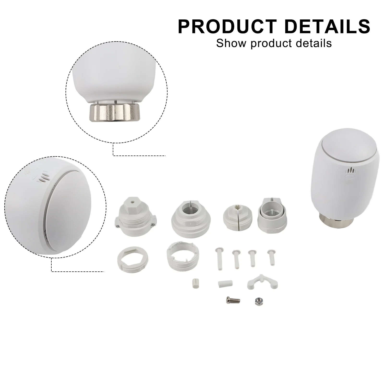 For Tuya Smart ZigBees Radiator Actuator TRV Programmable Radiator Valve Based Remote Temperature Control With Alexas Support