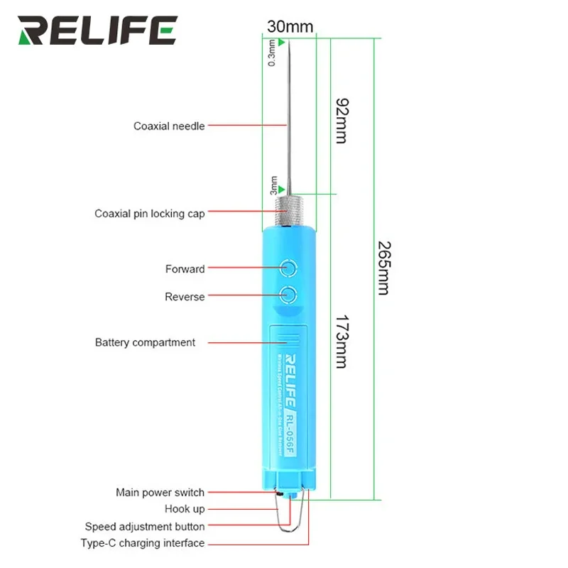 RELIFE RL-056F اللاسلكية سرعة قابل للتعديل مزيل الصمغ المحمولة قابلة للشحن الهاتف LCD شاشة تعمل باللمس LOCA OCA الغراء تنظيف أداة