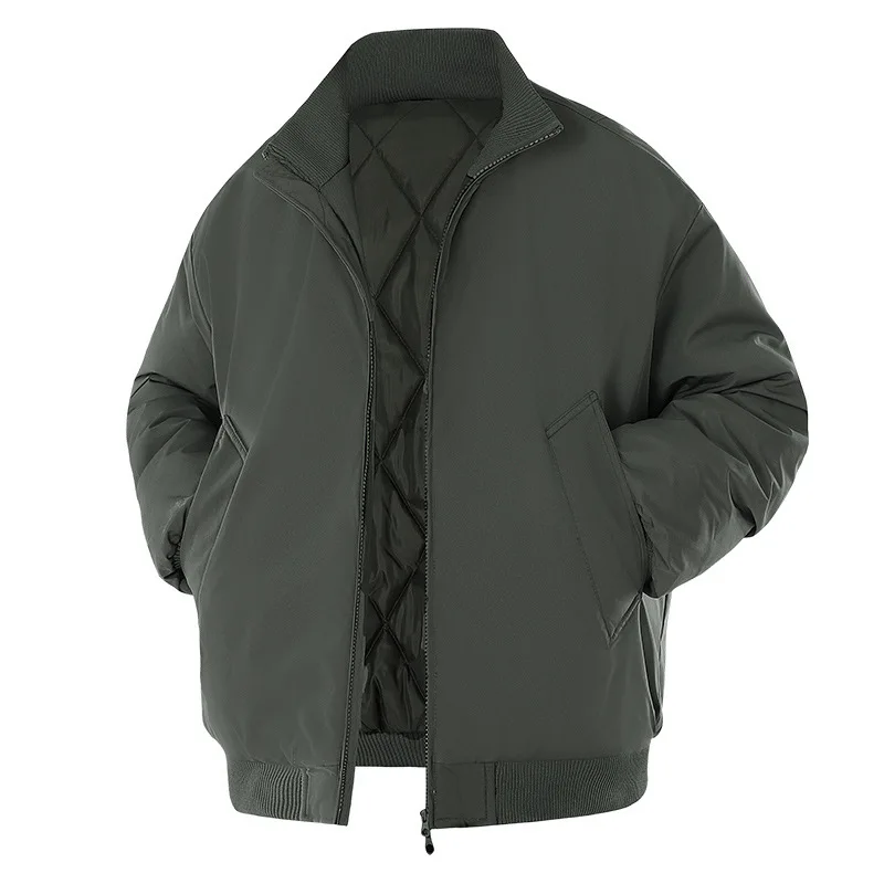 

Зимняя хлопковая куртка пилота для мужчин, хлопковое пальто для работы в американском стиле ретро, утолщенная верхняя одежда, теплая куртка