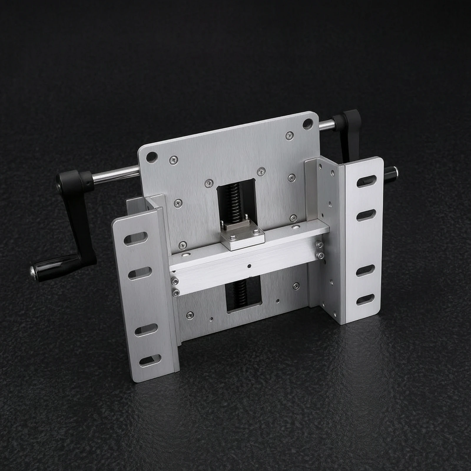 Transom Lift Plate with Hand Crank Aluminum Manual Jack Plate Outboard Motor Bracket with Setback Marine Hardware Sturdy