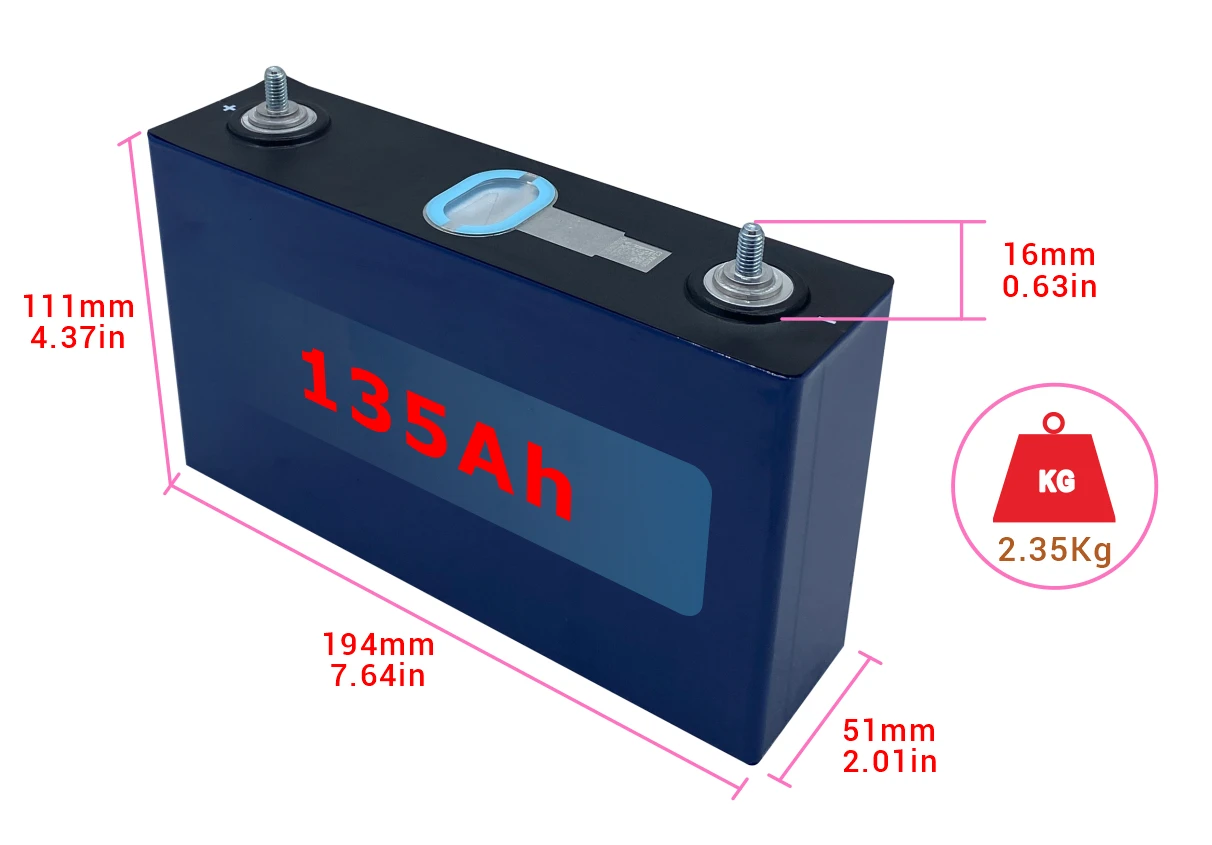 3.2V 100-230Ah for Energy Storage Lifepo4 Battery