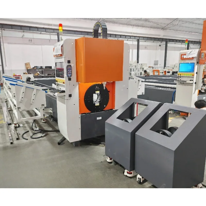 High Productivity Automatic Focus G240M No Drawing Door Window Industry Lase r Cutting Machine for Multiple Types of Metal Tubes