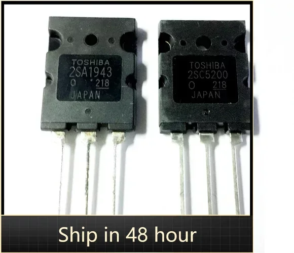 

10PCS 2SA1943 2SC5200 TO-3P TO-3PL audio amplifier pair New Original BXV High-power tube in stock