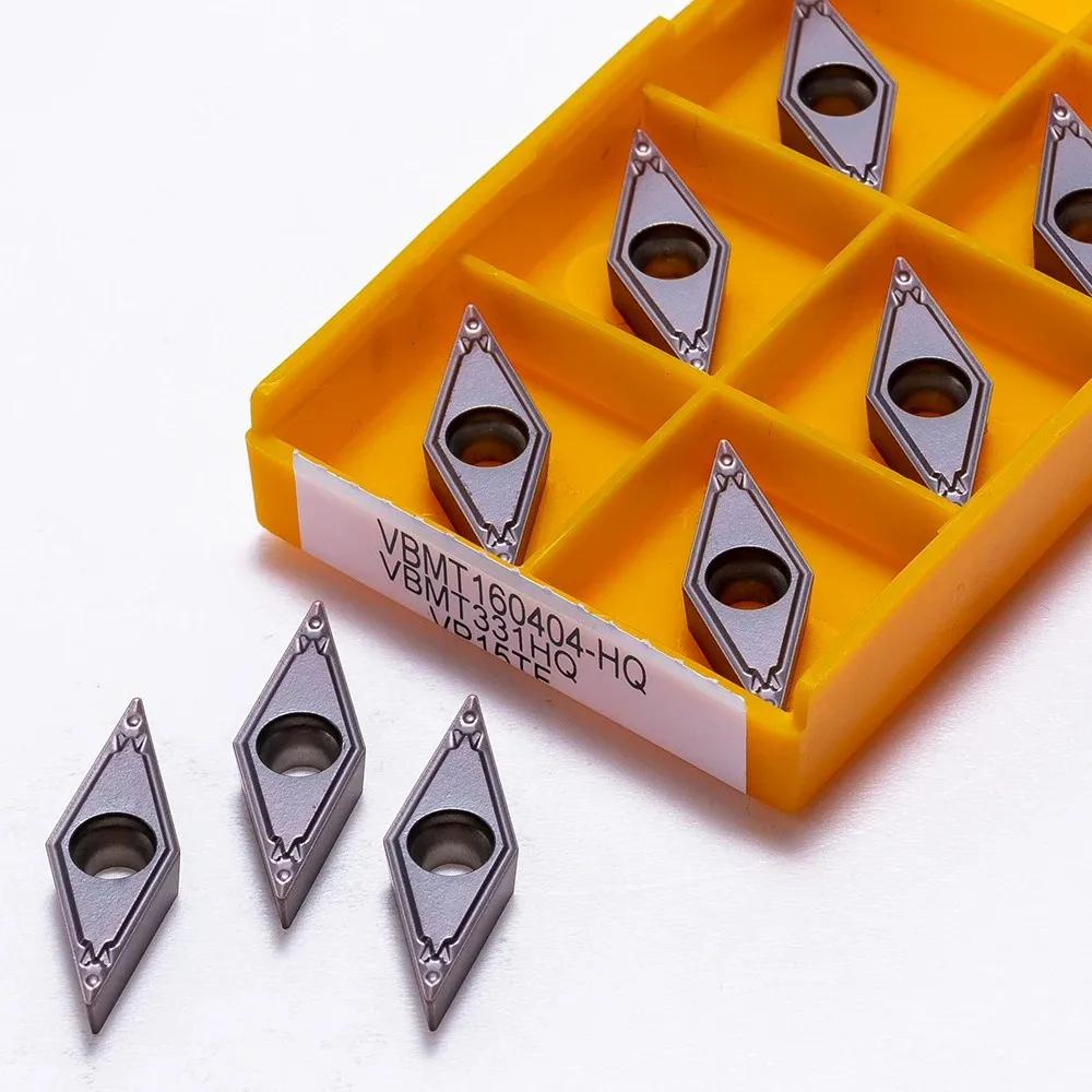 Imagem -04 - Original Torno Cnc Ferramenta de Corte Metal Torneamento Inserir Diâmetro Externo Ferramenta de Processamento Vbmt160404 Vbmt160408 hq Vp15tf Ue6020 Us735