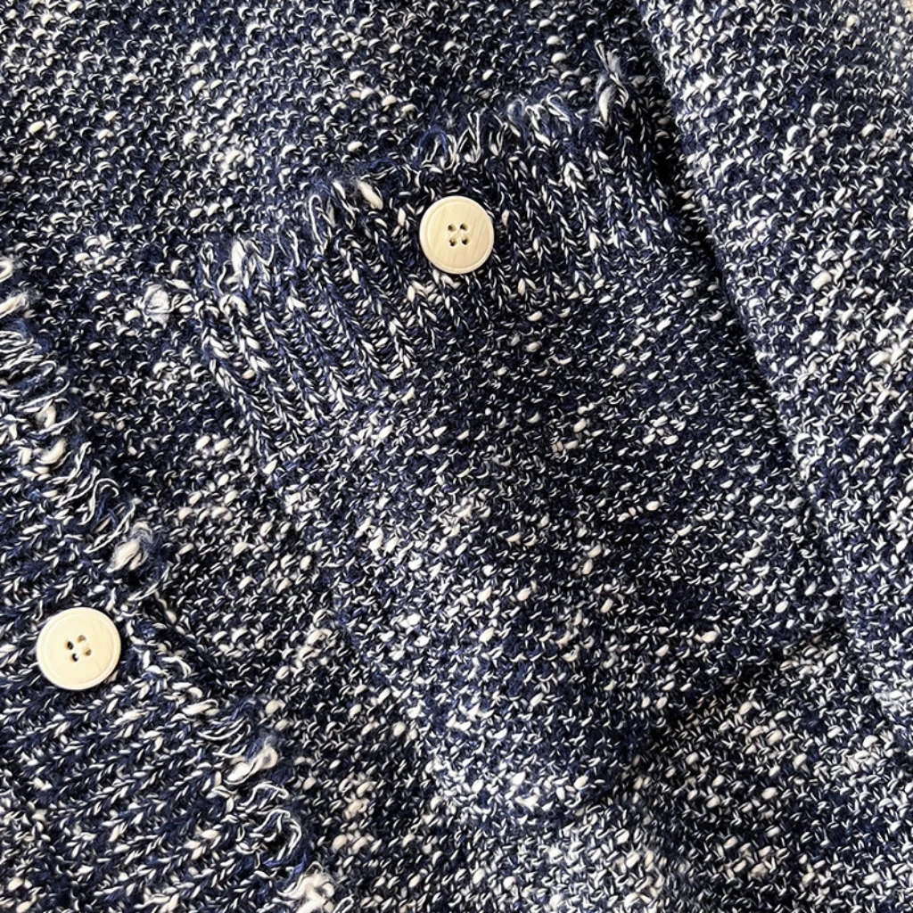 Cárdigan de lana de estilo coreano para mujer, suéter con bolso Tuyere francés para principios de otoño, ropa superior de moda al por mayor