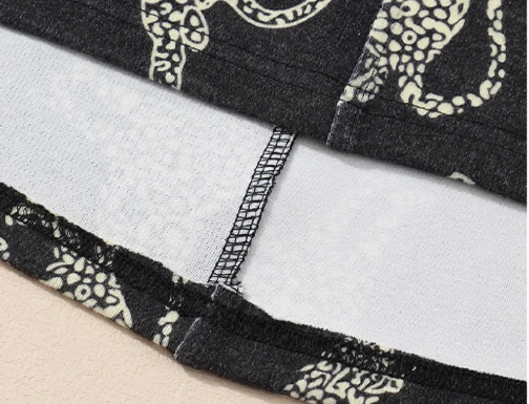 2024 New Women's Loose Leopard T-shirt Cool Girls Black Gold Leopard Tees Indie Clothes Fashion Printed Round Neck Tops NASY0004