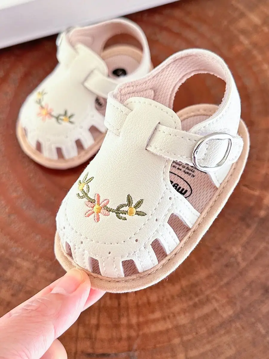 Niemowlę chłopięce dziewczęce sandały letnia dziecięca suknia ślubna płaskie buty noworodkowe łóżeczko dziecięce buty buciki buty Prewalkers ﻿ ﻿ — zdjęcie 2