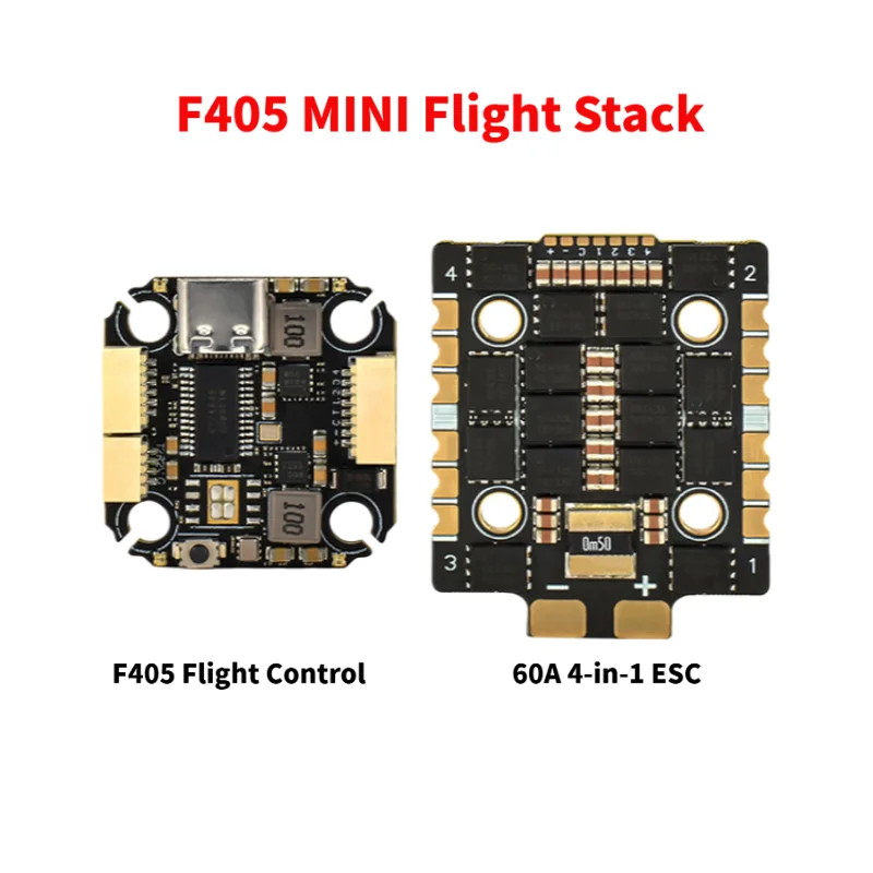 9IMOD F405 mini Flight Control 60A 4-in-1 ESC 3-8S Lipo 20x20mm ICM42688 Gyro For Remote Control FPV Racing Drone