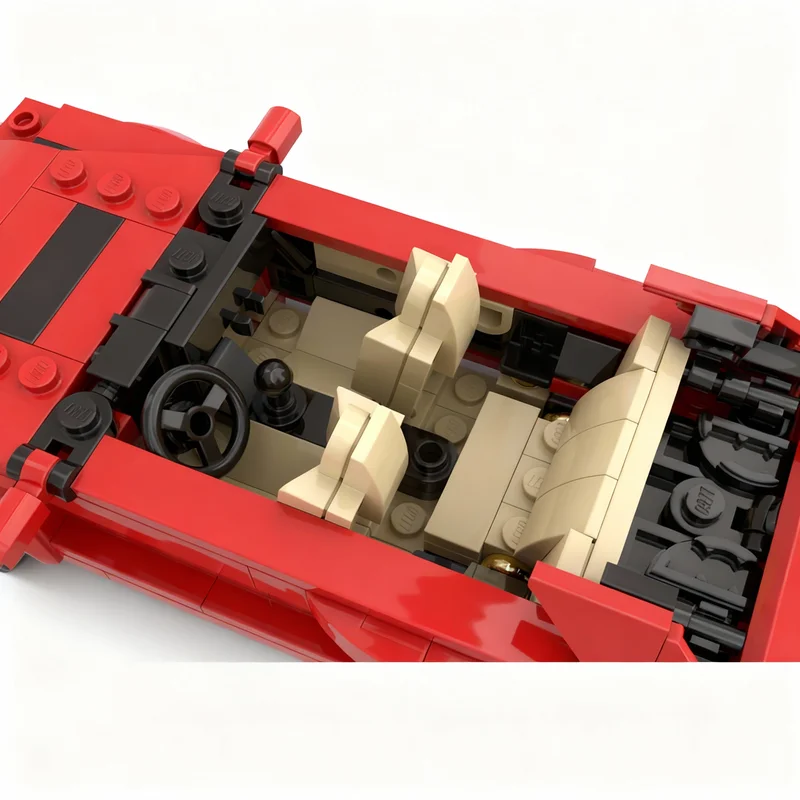 379PCS MOC City Champions Super Car Lancia Delta Integrale Evoluzione Ii Model Technology DIY Assembly Building Blocks Gift Home