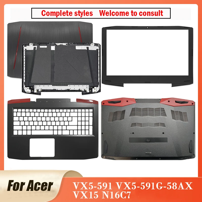 جديد لشركة أيسر VX15 VX5-591G VX15-58AX N16C7 سلسلة محمول LCD الغطاء الخلفي شاشة الغطاء الخلفي الغطاء الخلفي العلوي/الإطار الأمامي VX5-591