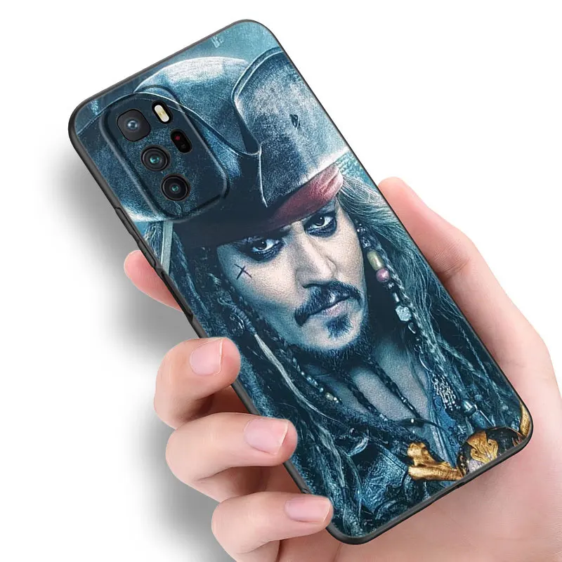 Pirates Of The Caribbean Black Silicone Phone Case For Xiaomi Redmi Note 10 11 11S 12 13 Pro 4G Plus 10S 12S 11T 5G