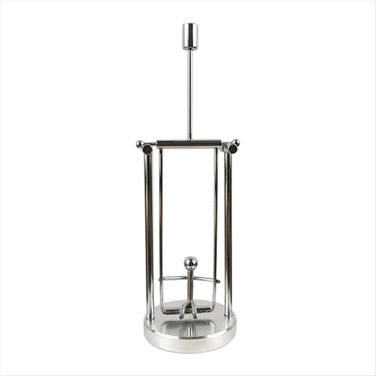 [Greatitem]Balance Swing Ball Desktop Decoration Single Swing Little Iron People Manual Balance Pendulum