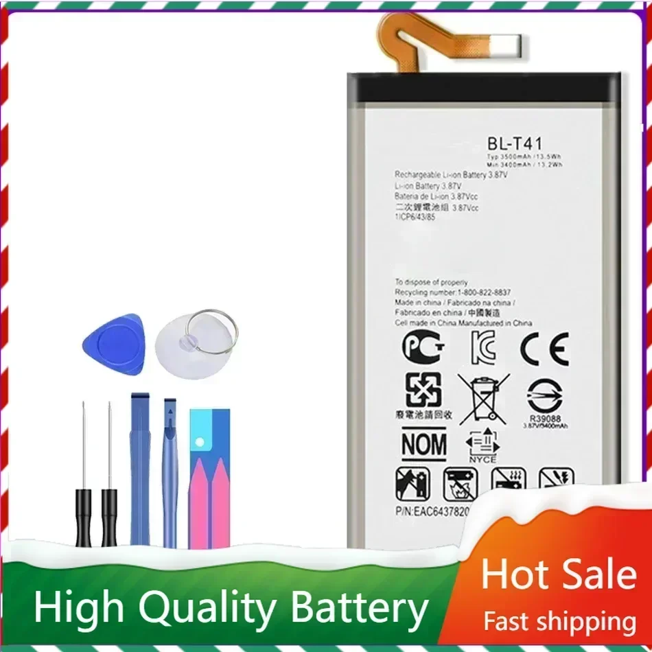 BL-T41 Battery for Lg G8 ThinQ LMG820QM7 LMG820UM1 LM-G820UMB LMG820UM0 LM-G820N CellPhone Bateria + Free Tool Warranty