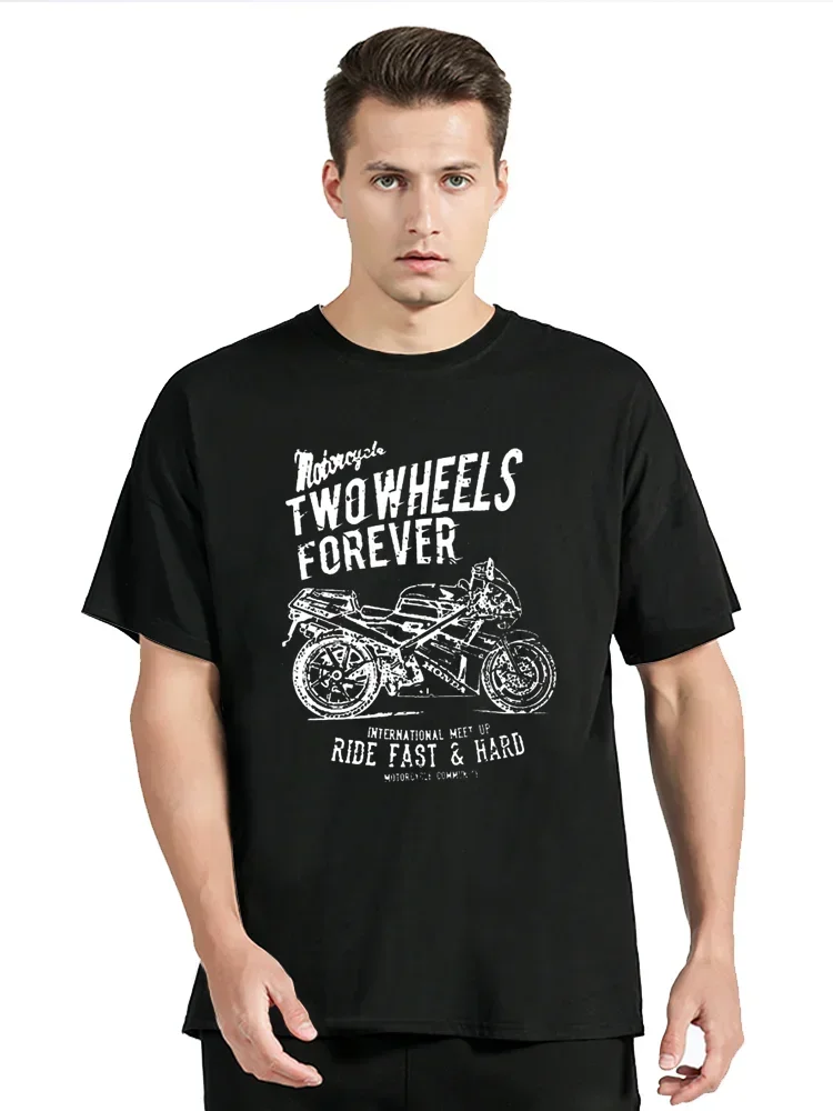 Fashion Cotton T Shirt Youth Customized T-Shirt Vfr 400 Nc30 Motorcycle Vfr400 Vintage Tee Clothing Oversized Tshirt Tops