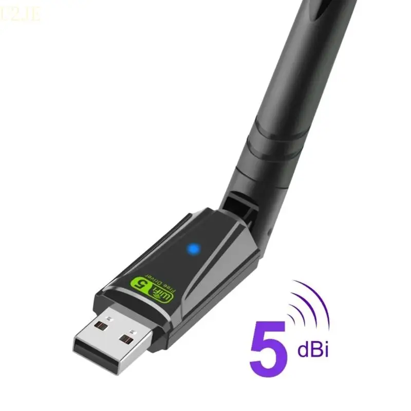 U2JE RTL8811CU 650M USB WIFI ADAPTER 2.4+5G 802.11AC بطاقة الشبكة اللاسلكية RTL8811CU