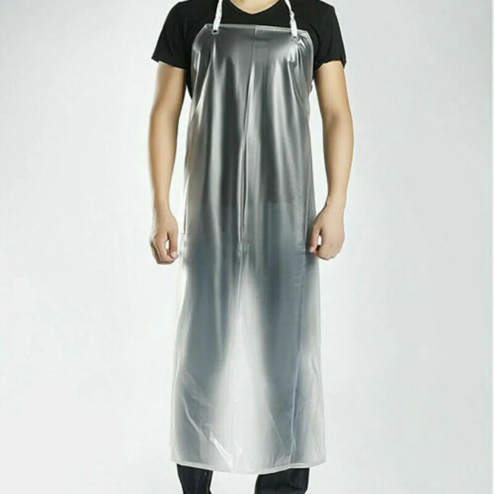 For Kitchen PVC Apron Restaurant Transparent Clean Waterproof Practical Kit High Quality Hot ，Portable Aktisch