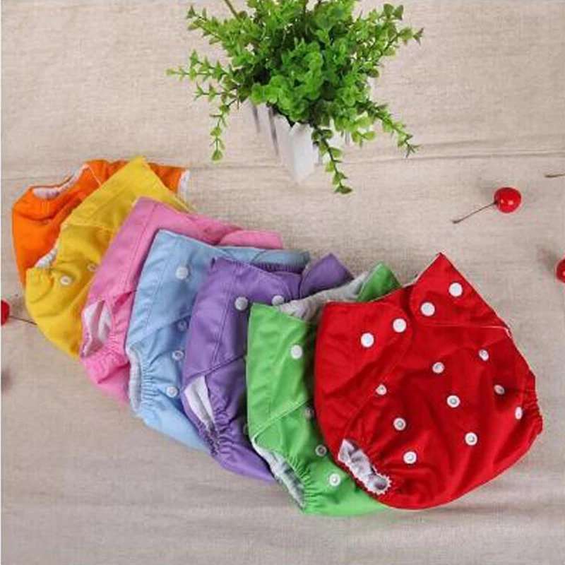 

Eco-Friendly Baby Cloth Diaper Adjustable Reusable Boys Nappy Girls Soft Covers Infant Washable Nappies for 0-2 years 3-15 KG