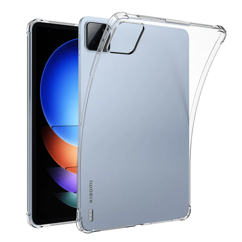 Tablet Case For Xiaomi Mi Pad 6 Max 14 Inch TPU Case Transparent Silicone soft Cover Airbag All-inclusive Mi Pad 6 Max 14 2023