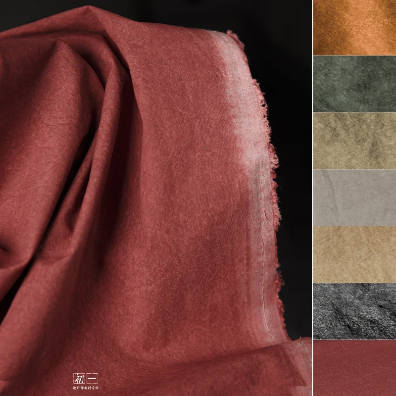 

Vintage Oxford Canvas Cotton Fabric for DIY Coat Pants Shirt Dress Clothing Fashion Designer Cloth Sewing By The Meters