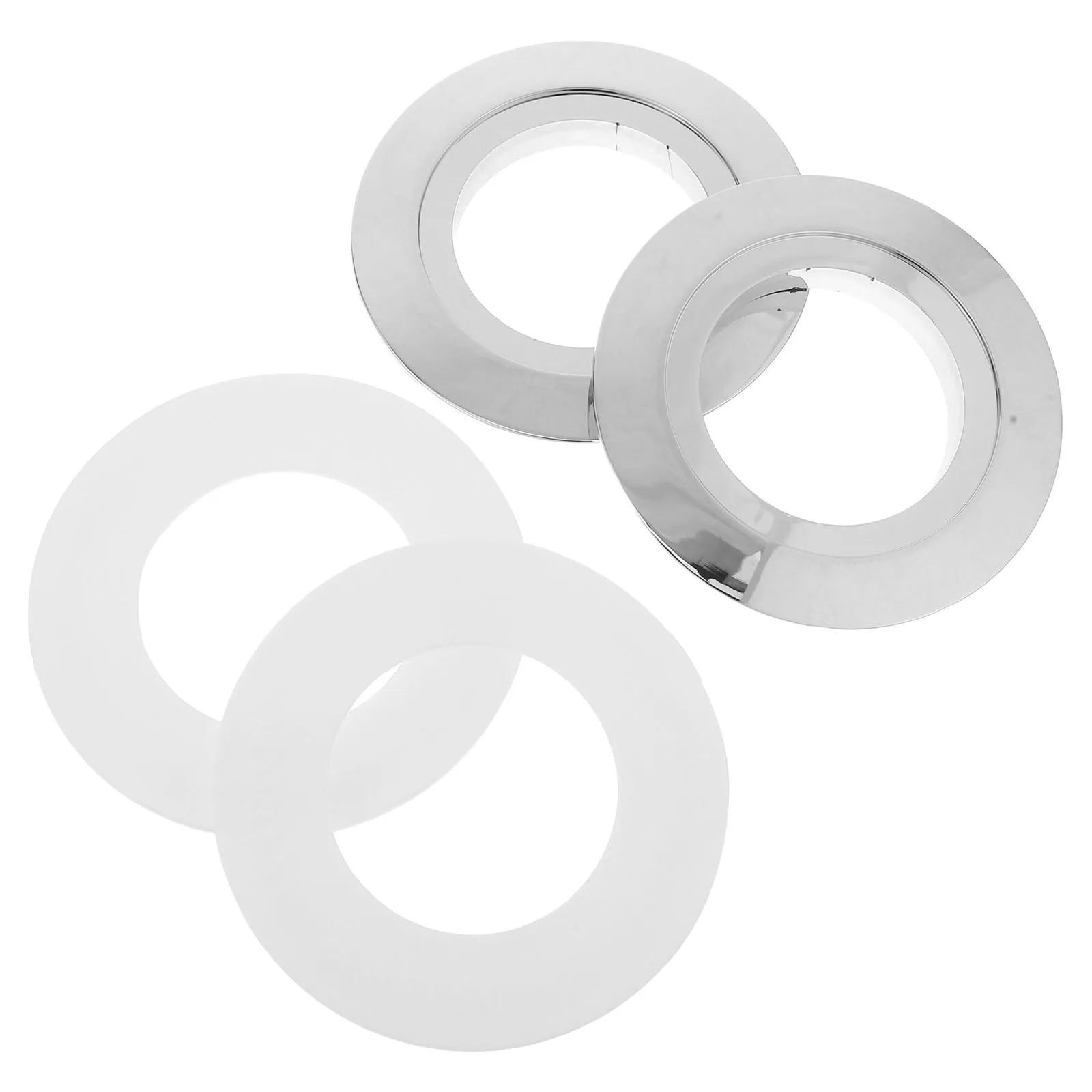 

2Sets Dual Flush Toilet Button Converter Plate Upgrade Push Button Replacement Easy Install Flush Auxiliary Converter from 38mm