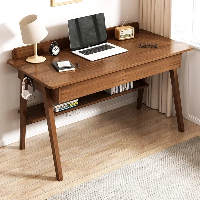 Modern Computer Desk Desktop Home Simple Writing Table with Chair Study Desk Wood Laptop Table for Office Escritorio Furniture