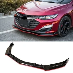 Front Bumper Lip Body Kit Spoiler Splitter For Chevrolet Malibu XL 2016-2021