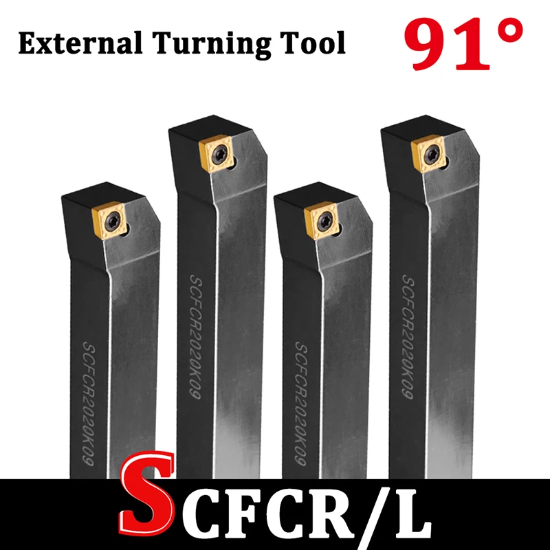 SCFCR1212H09 SCFCR1616H09 SCFCR2020K09 SCFCR2525M12 CNC Lathe Turning Cutter SCFCR SCFCL External Turning Tool Holder