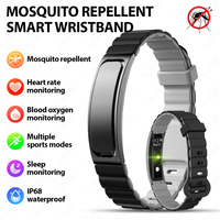 2025 New Mosquitoes Repeller Bracelet Smart Watch for Men Women Sport Health Monitor Clock Outdoor Anti Mosquito Bites Smartband