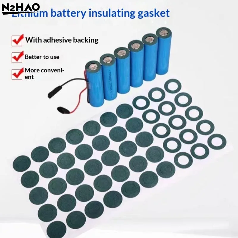 2PCS Single-sided  Self Adhesive Insulation Gasket For 18650 Li Ion Battery 1STo5S Insulate Glue Patch Paper Cell Electrode Pads