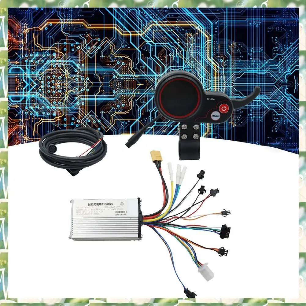 الرياضة 36 فولت 16A سكوتر كهربائي تحكم لوحة القيادة عدة مع TF-100 عرض سكوتر ل KUGOO M4 سكوتر كهربائي أجزاء ، 36 فولت 16A
