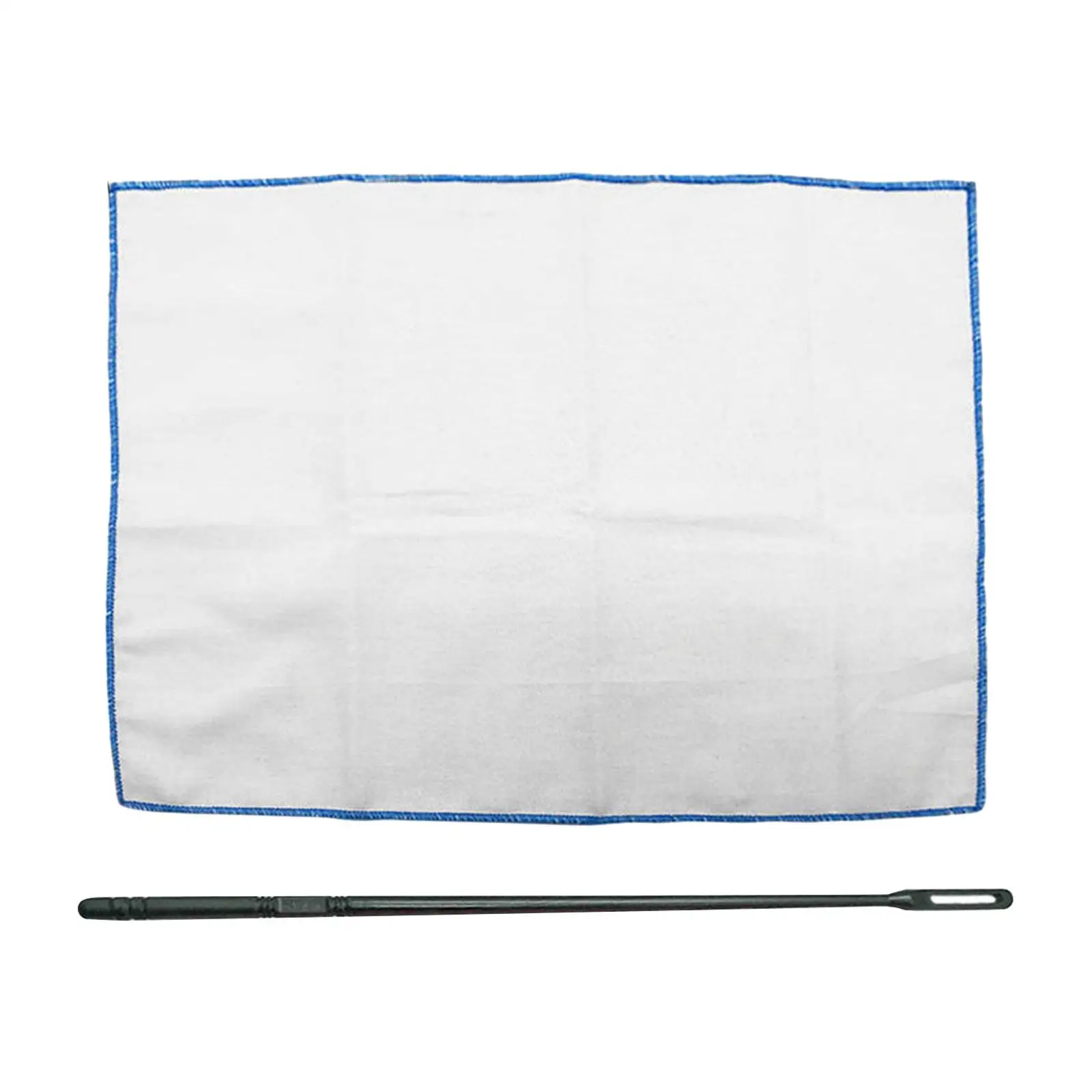 Cleaning Rod and Cloth Flute Cleaning Set Practical Music Maintenance Tools Wiping Cloth for Concerts Solo Teachers Players