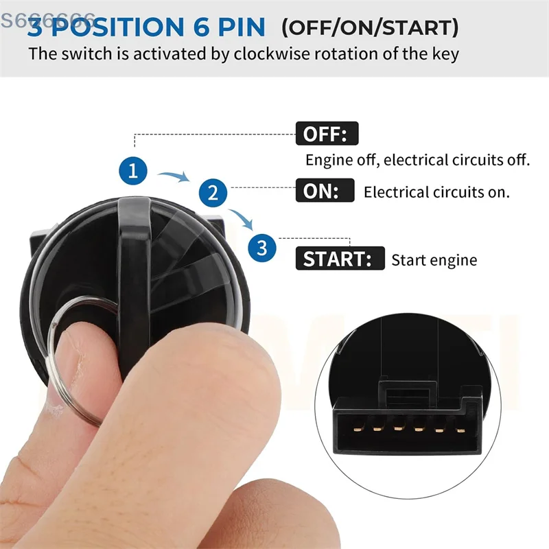 

1PCS 400 500 700 800 4011002 4012165 4010390 4012164 4011142 Start Engine Lock Set ATV Ignition Key Switch For Polaris Sportsman