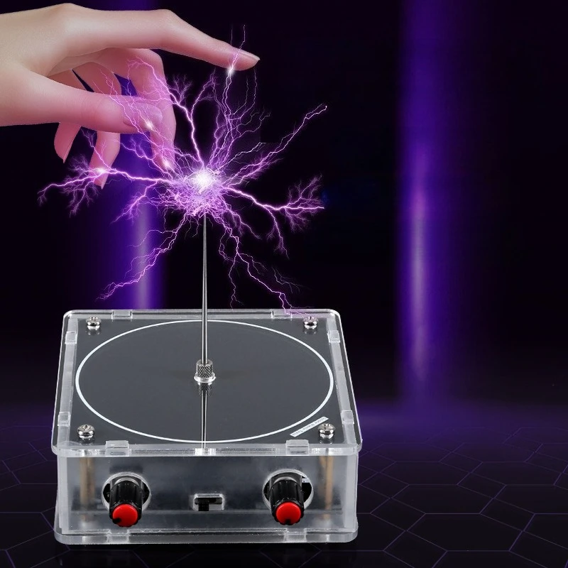 Music Tesla Coil Music Box Artificial Lightning Touchable Audio Input Bluetooth Scientific Experiment