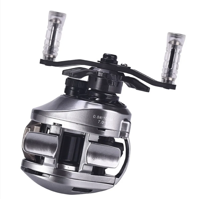 Imagem -06 - Lagarto Baitcasting Reel Alça de Carbono de Alta Resistência Massa com Carretel Suave Apenas 117g Leve