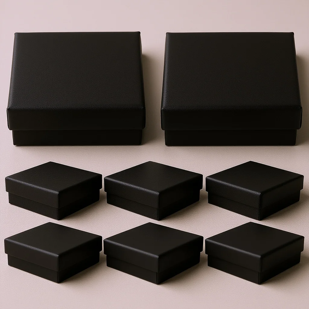 

12Pcs Jewelry Packaging Boxes Solid Construction for Necklace Earring Bracelet Storage Small Gift Boxes Necklace Gift Box