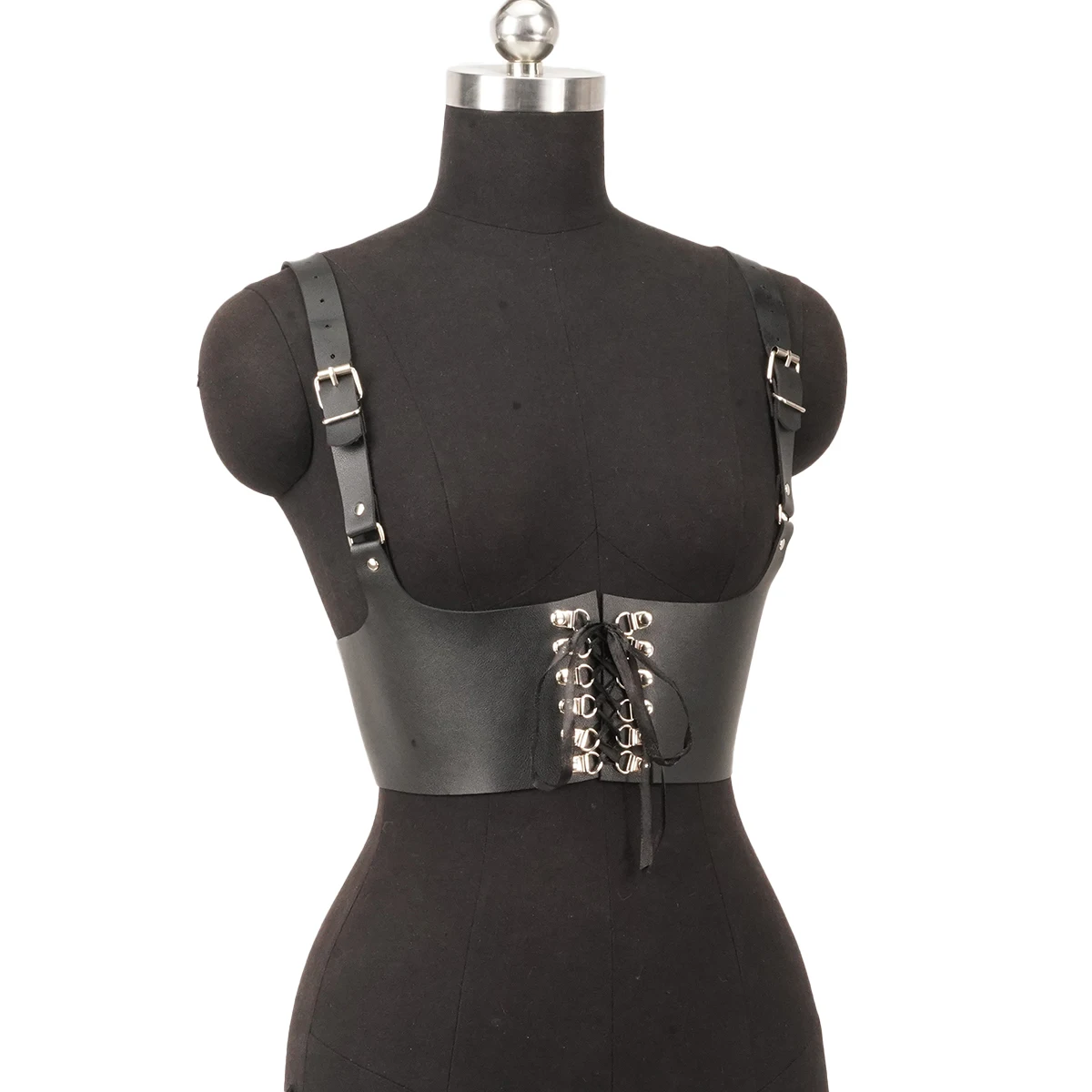 Women Fashion Belt Punk Waist-to-Shoulder Leather Body Harness  Suspenders for Women Decorative Belt Gothic Clothing Accessories
