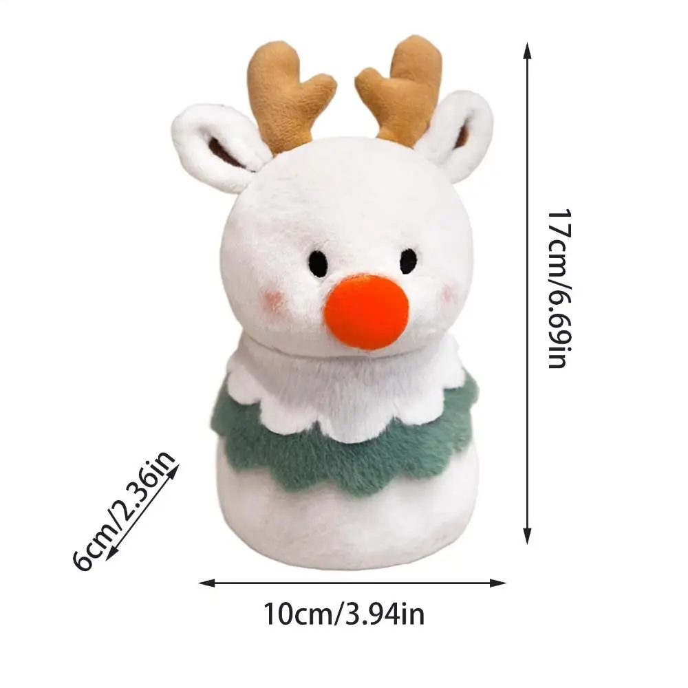 Decorazioni natalizie Morbido albero di Natale Peluche Simpatico cartone animato Natale Cuscino decorativo Cuscino natalizio Kawaii Capodanno