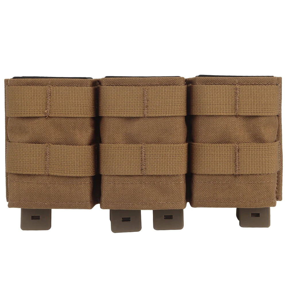 Tactical Mag Pouch, Triple Magazine Pouch, Insert Malice, Clip Strap, Outdoor Hunting, Airsoft Equipment, Medium, 5.56, M4