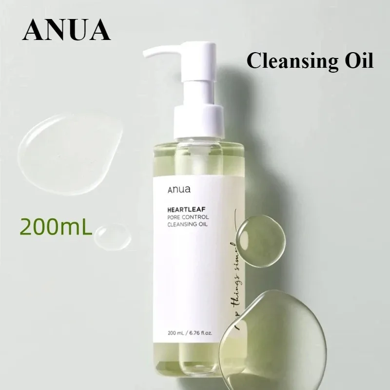 ANUA Heartleaf Pore Control Reinigingsolie Reinigingsmelk Make-up verwijderen Mee-eter verwijderen Vloeistof Zacht en niet irriterend 200 ml