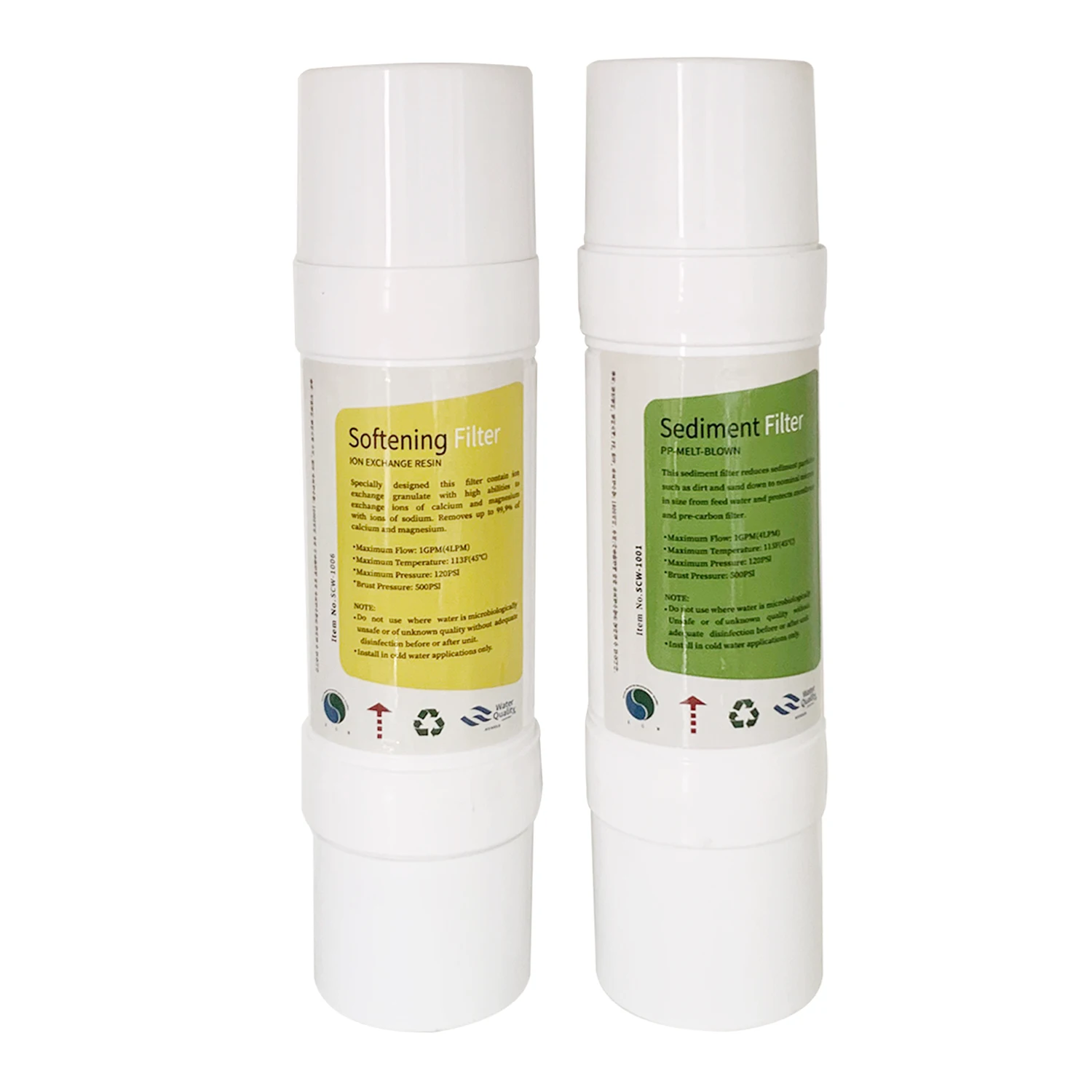 

Softening&Sediment Water Filters For 808nm Diode Laser Hair Removing Beauty Machine Cooling - 2 PACK