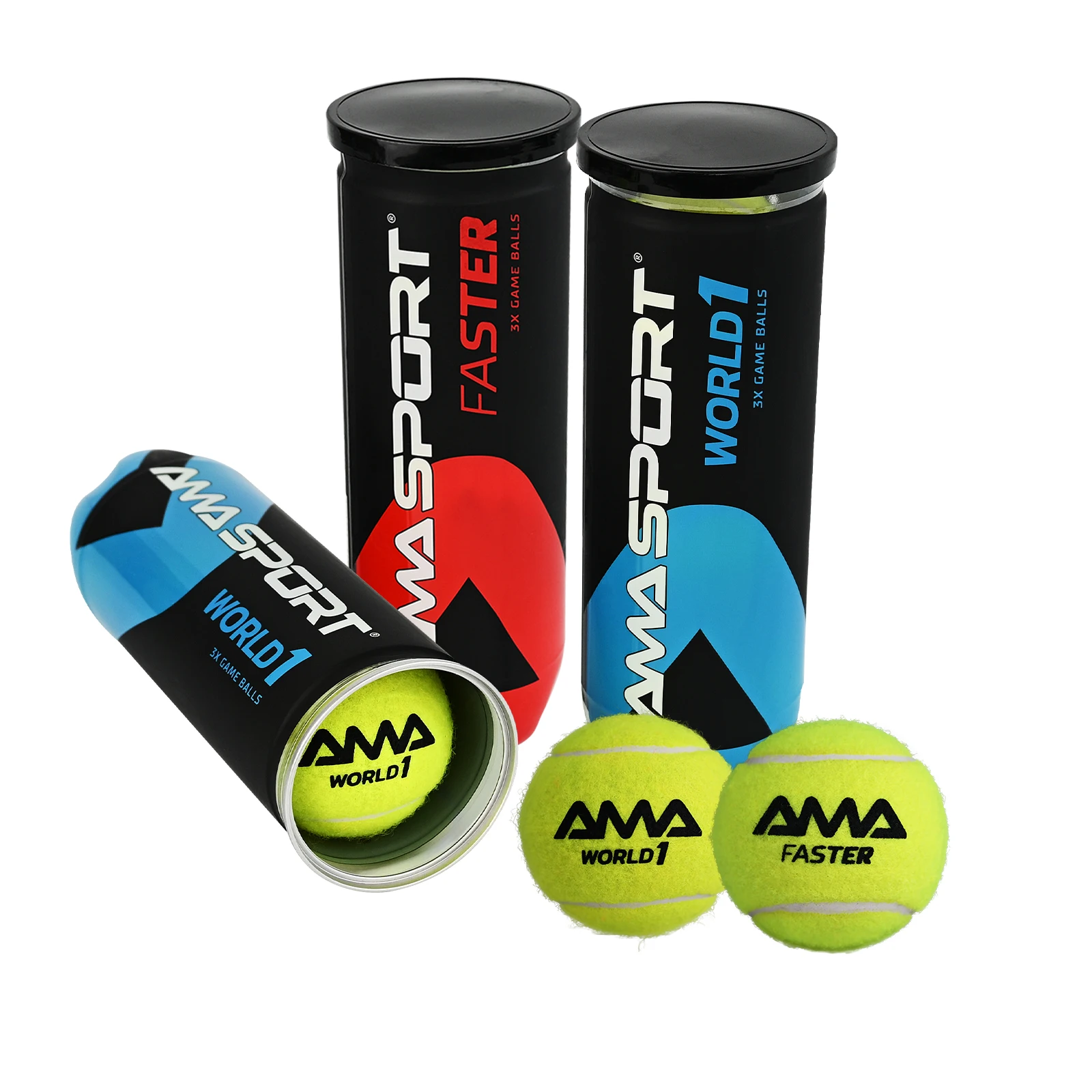 

AMA SPORT Championship Padel Balls ITF-Approved High Durability Paddle Tennis Balls for Beginner To Advanced Players