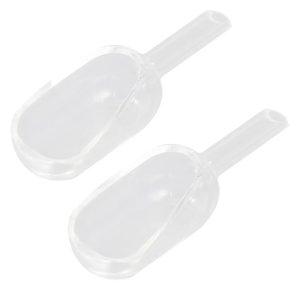 

2 Pcs Clear Weighing Glass Scoop Laboratory Tool Instrument Measuring with Measurement Scales Labs