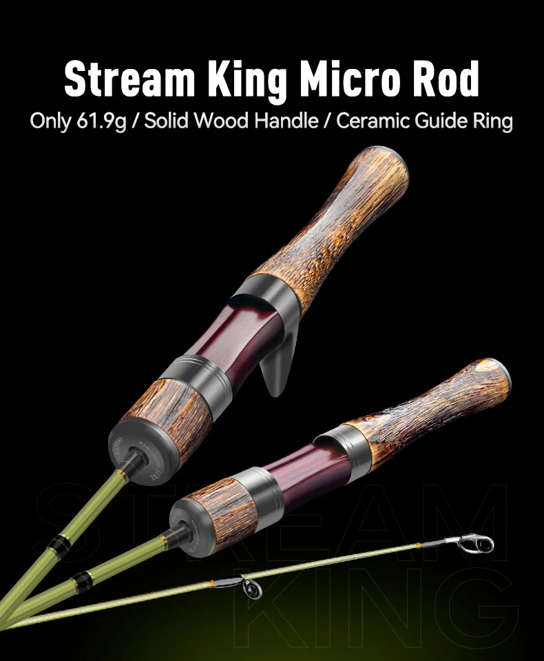 Kingdom Carbon Angelrute Ultraleicht 2-teilig 1,45-1,82m MF UL/L Power 3-teilig 1,39m 1. 53m Reise-Wurf- und Spinnrute – Detail 3
