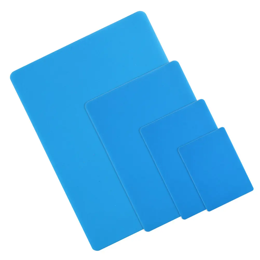 

4Pcs Premium Food Grade Silicone Mat for Resin Crafting Epoxy Art DIY Jewelry Making Table Protector Pastry Fondant Mat Xl L